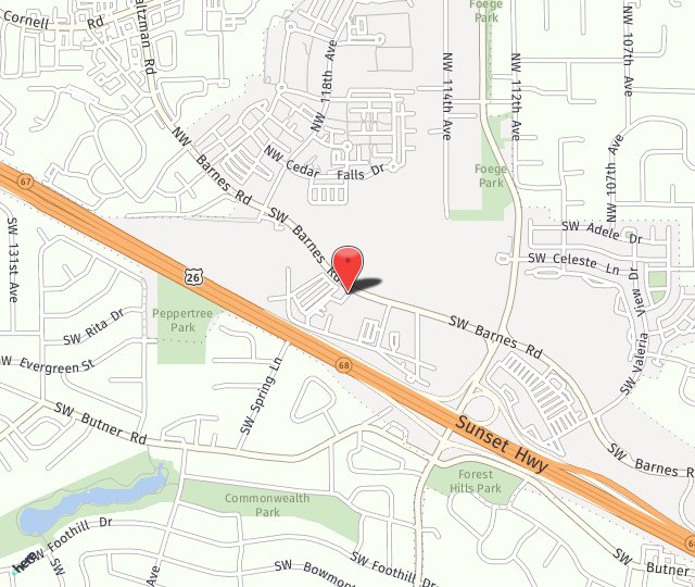 Location Map: 11790 SW Barnes Rd Portland, OR 97225