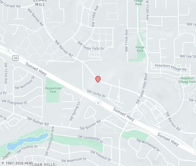 Location Map: 11790 SW Barnes Rd, Ste 120 Portland, Oregon 97225